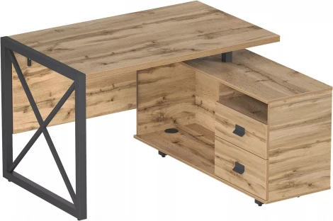 Стол рабочий универсальный Калифорния Хардвиг 1200 ЛДСП Дуб вотан 3997061203