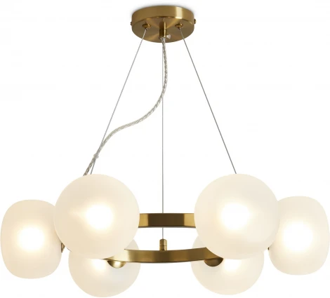 Подвесной светильник Freya Donuts FR5444PL-06BS (220V, на тросе, круглые)