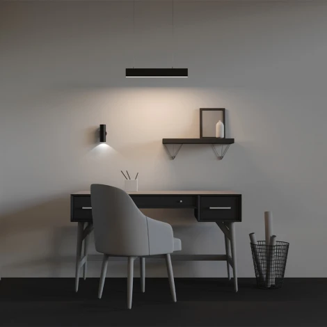 Подвесной светильник линейный светодиодный Maytoni Technical LL312042 4000K 35x67 черный 500 мм