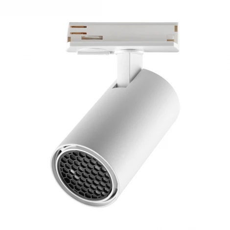 Трековый светильник однофазный светодиодный Novotech Selene 359912 белый трехжильный LED 15W 220V 3000К