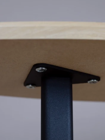 Стол придиванный Дей дуб янтарный/черный Mebelik 008959