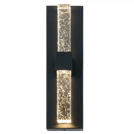 Настенный уличный светильник светодиодный DH2202 10W 3000К, черный Feron Катар 53094