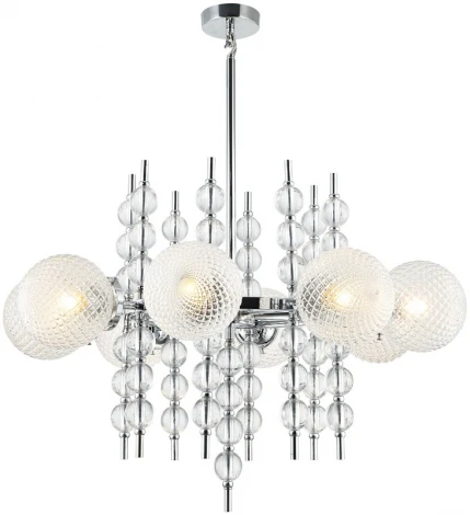 Потолочная люстра на штанге Stilfort Queenly 2120/09/08P (220V, шарики)