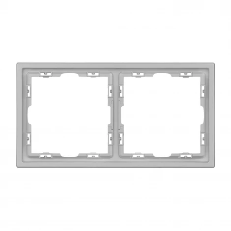 Рамка пластиковая FRM-NOBE-SFPL-2-IS (Arlight, Никель) 059457