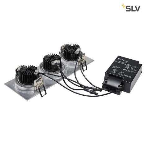 Встраиваемый точечный светильник Slv New Tria 114206