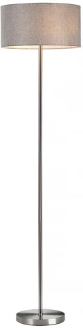 Торшер Lumion Nikki 8251/2F никель/серый, металл/текстиль Е27 2*60W 220V (выключатель, круглые)