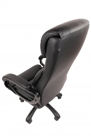 Офисное кресло Chairman 401 Россия экокожа черная 7217538