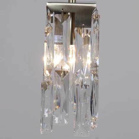 Подвесной светильник хрустальный ILLUMICO IL3600-5PSQ-26 AB DS