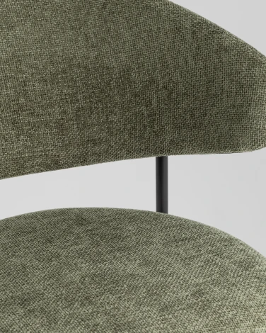 Стул Evan шенилл зеленый Stool Group УТ000042350