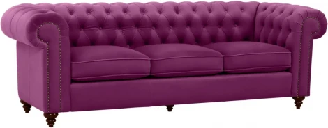 Диван Chester Classic ОГОГО (арт.344523), (Ткань/Фиолетовый)