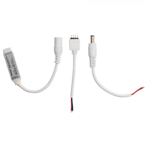 Мини-контроллер RGB 12/24В, 72/144Вт, 3 канала*2 А, RF, пульт кнопочный (без батареек) Apeyron 04-18