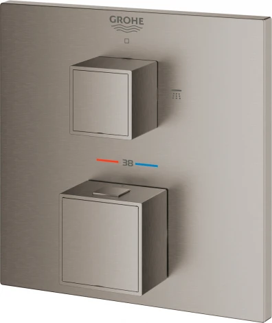 Термостат Grohe Grohtherm Cube 24154AL0 для душа, темный графит