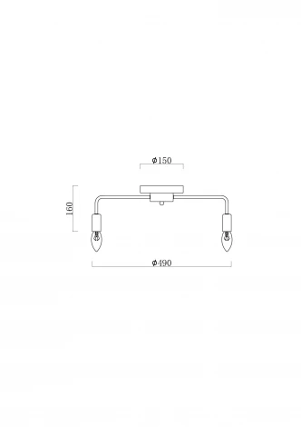 Потолочная люстра Freya Matis FR4010CL-05GB