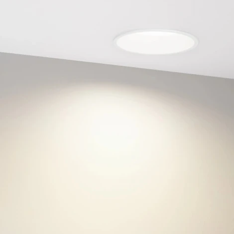 Светильник встроенный MS-BREEZE-BUILT-R125-16W Day4000 (WH, 90 deg, 230V) (Arlight, IP20 Металл) 035613(1)