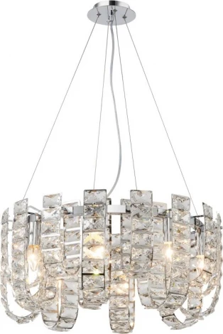 Подвесная люстра хрустальная Stilfort Umiko 2172/09/08P (220V, на тросе)