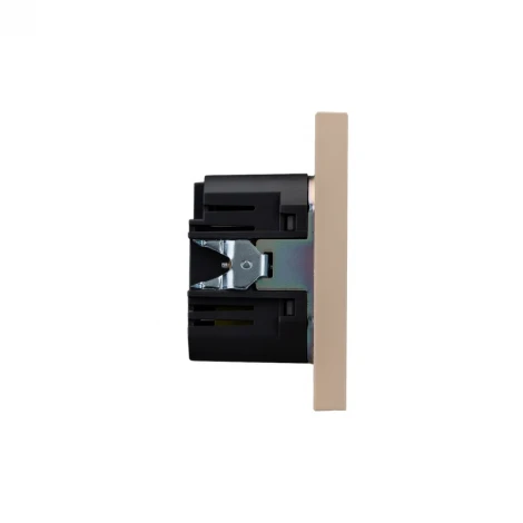 Розетка USB-A+Type-C 3А с функцией быстрой зарядки шелк Kranz Strong KR-78-0734-8