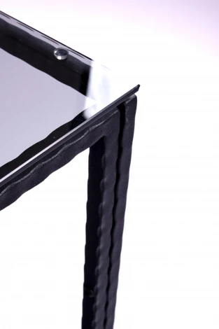 Консольный стол AllConsoles 1012-CB loft grey черный муар