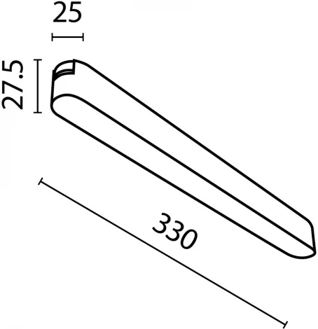 Трековый светильник Basis Radity 4000K 18Вт 120° LED (магнитный) Maytoni Technical TR080-1-18W4K-B (48V)