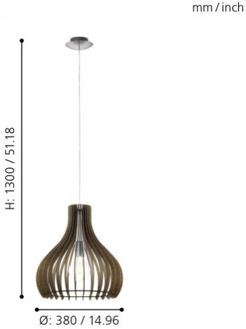 Подвесной светильник Eglo Tindori 96259