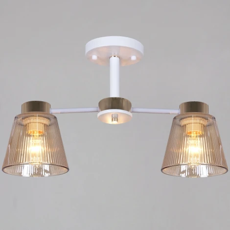 Подвесная люстра на штанге Reluce 20560-0.3-02 WH+FG