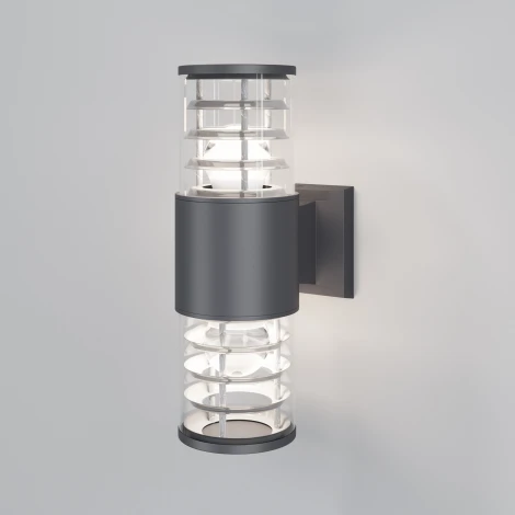 Настенный светильник уличный Maytoni Bronx O576WL-02GR (220V, круглые, IP54)