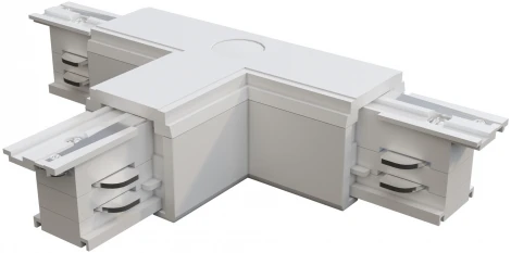 Коннектор Т-образный правый Trinity белый (трехфазный) Maytoni Technical TRA005CT-31W-R (220V)