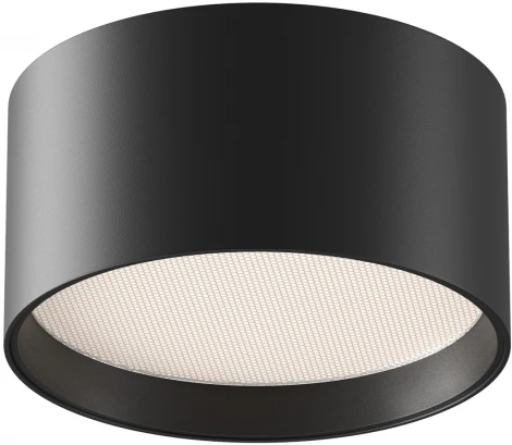 Накладной потолочный светильник Maytoni Glare C091CL-12W4K-B (LED, 220V, круглые)