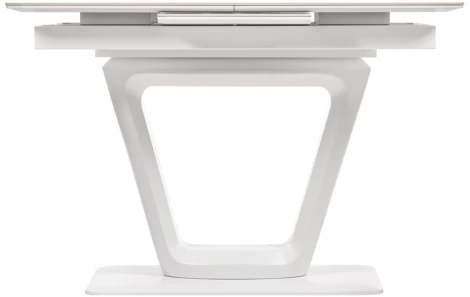 Стол Flame раскладной 116-155x80x76см, белый мрамор, Bradex Home RF 0425