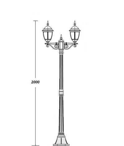Наземный фонарь Oasis Light Arsenal S Bg 91208A