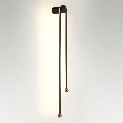 Настенный светильник Odeon Light Memfi 6633/18WL металл/черный/акрил IP20 LED 18W 3000K 220V
