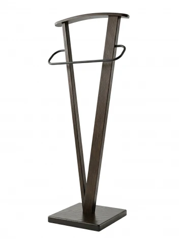 Вешалка костюмная ГАЛАНТ 344 черный/темно-коричневый Mebelik 009948