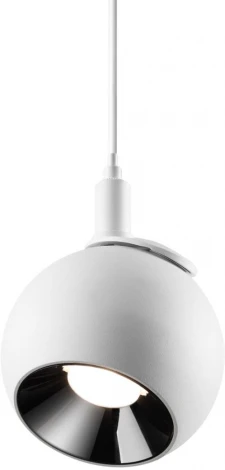 Трековый светильник Novotech Smal 359265 SHINO белый для низковольтного шинопровода IP20 LED 12W 48V 960Лм 3000К (шар)