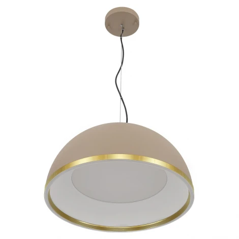 Подвесной светильник светодиодный Citilux Floom CL736252 Бежевый+Золото