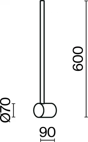 Настенный светильник (бра) Maytoni Light stick MOD237WL-L6BS3K