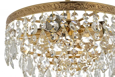 Потолочная люстра буше Arti Lampadari Castellana E 1.3.30.602 G (220V, хрусталь)
