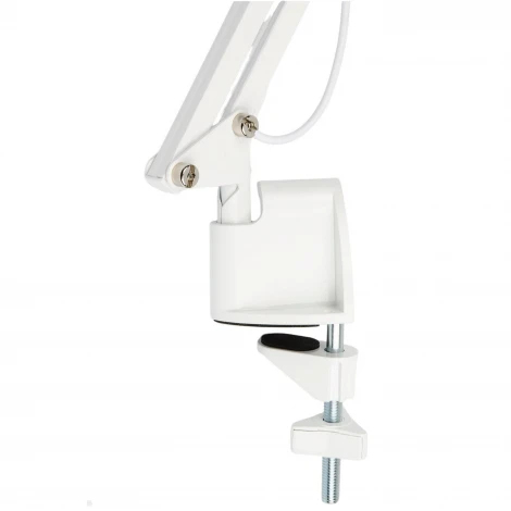 Офисная настольная лампа на струбцине Uniel TLD-524 White/LED/500Lm/4500K/Dimmer (220V, диммер, сенсорный выключатель)