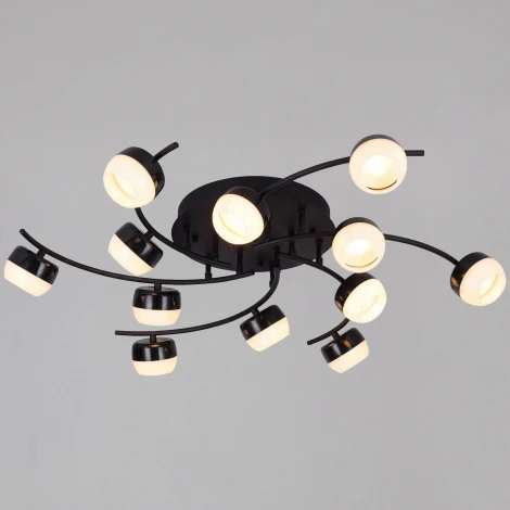 Потолочная люстра на штанге Reluce 90590-0.3-12 Black