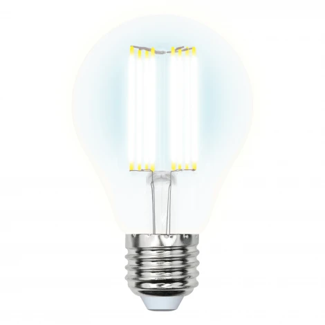 Лампочка светодиодная груша прозрачная E27 23W 4000K Uniel LED-A70-23W/4000K/E27/CL PLS02WH