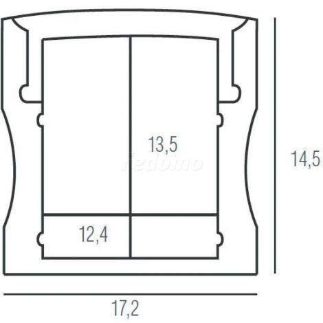 Профиль Donolux DL18505 DL18505RAL9003