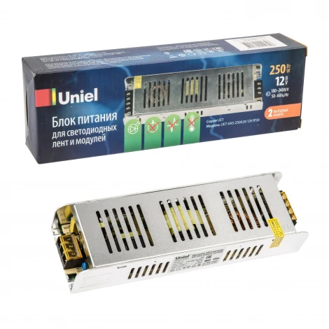 Блок питания UET-VAS-250A20 12V IP20 Uniel UET-VAS