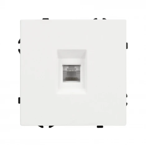 Механизм телефонной розетки SCT-NOBE-MTL1-SFPL-WH (RJ-11, 4C) (Arlight, Белый кварц) 054300