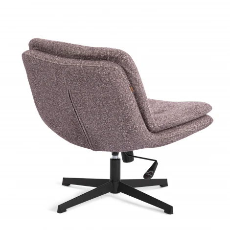 Кресло лаунж Oslo/Осло крестовина, велюр/букле, VT shape wood rose Tetchair 25434