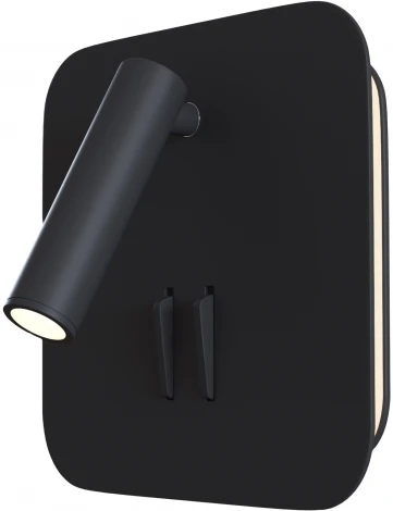 Настенный светильник (бра) Ios 176 3000К 9Вт IP 20 LED Maytoni Technical C175-WL-01-6W-B (220V, выключатель)
