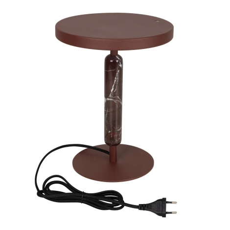 Настольная лампа SP-ALYSS-TAB-R22.5х30-5W Warm3200-MIX (RD-BRG, 110 deg, 230V) (Arlight, IP20, Мрамор) 061709