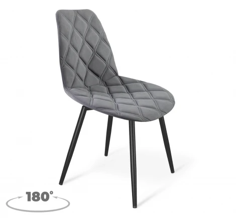 Стул Sheffilton SHT-ST29-С20/S950-VP стальной серый/черный муар 7758784302