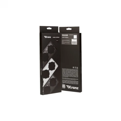 Рамка 3-постовая оникс Kranz Round KR-78-0753-3