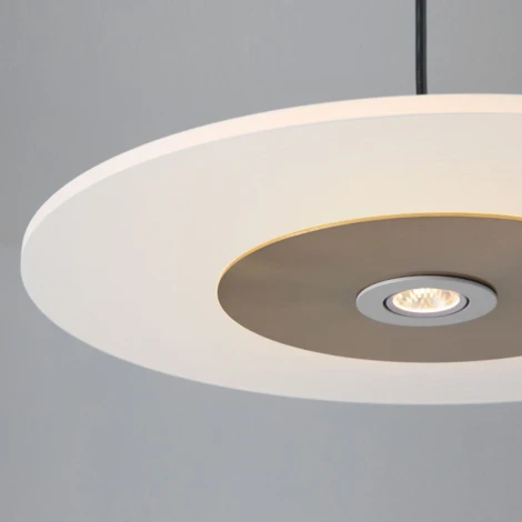 Подвесной светильник Lightera Tekapo LE127L-40G (LED, 220V, на проводе, круглые, летающая тарелка)