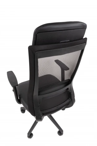 Офисное кресло Chairman 500LT Россия экокожа черный/TW-01 черный 7187909