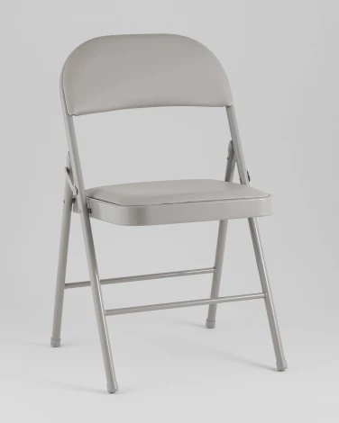 Стул складной GJ-22 серый иск.кожа 6 шт. Stool Group УТ000043174