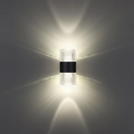 Настенный светильник уличный Novotech Estima 359292 STREET черный IP65 LED 14W 4000K 220V (круглые)